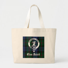 Bolsa Tote Grande Clan Baird Crest Tartan