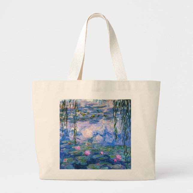 Bolsa Tote Grande Claude Monet Water Lillies 1919 (Frente)
