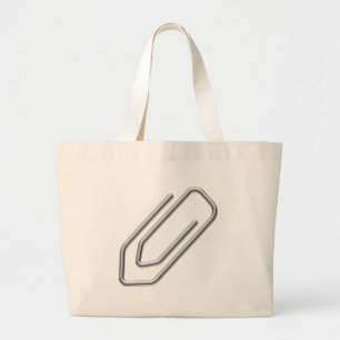 Bolsa Tote Grande Clipe de papel