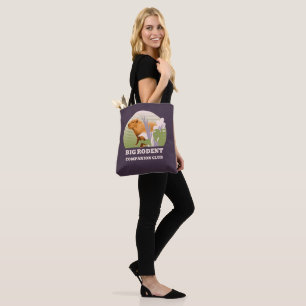 Bolsa Tote Grande Clube de Companheiros de Roedores Capivara