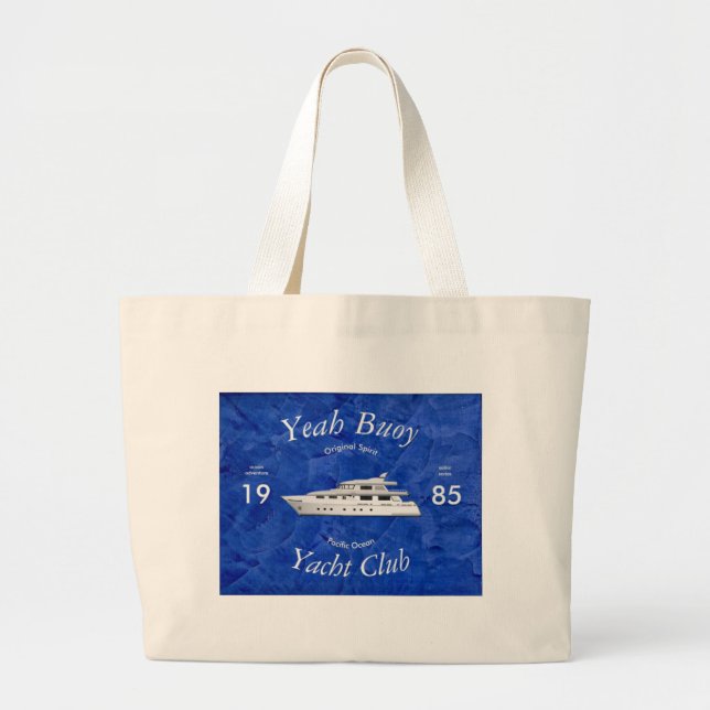 Bolsa Tote Grande Clube de Iate Sim Bóia (Frente)