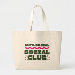 Bolsa Tote Grande Clube Social Anti-Social