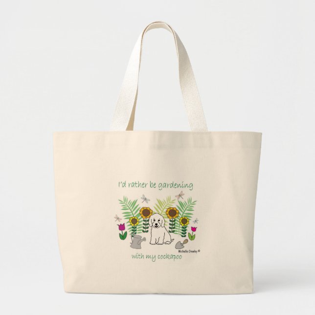Bolsa Tote Grande CockapooWt (Frente)