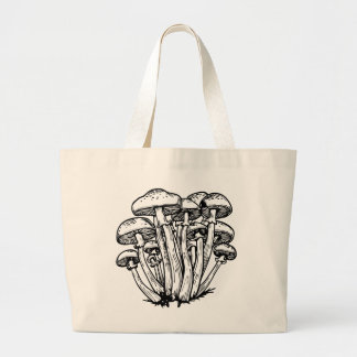 Bolsa Tote Grande Cogumelo