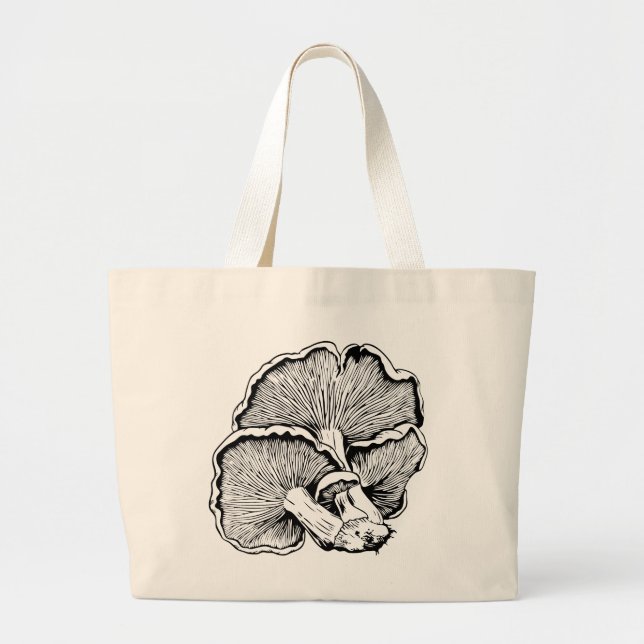Bolsa Tote Grande Cogumelo (Frente)