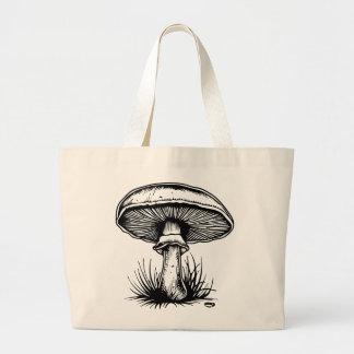 Bolsa Tote Grande Cogumelo