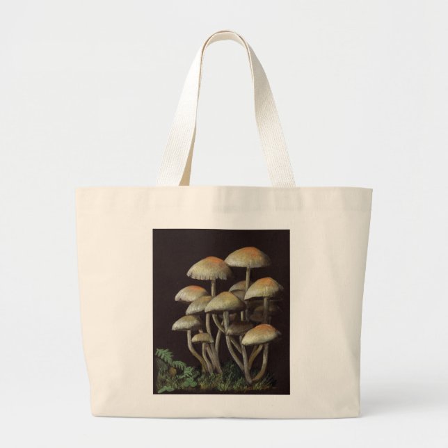 Bolsa Tote Grande Cogumelos (Frente)