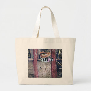 Bolsa Tote Grande colagem do eyesore