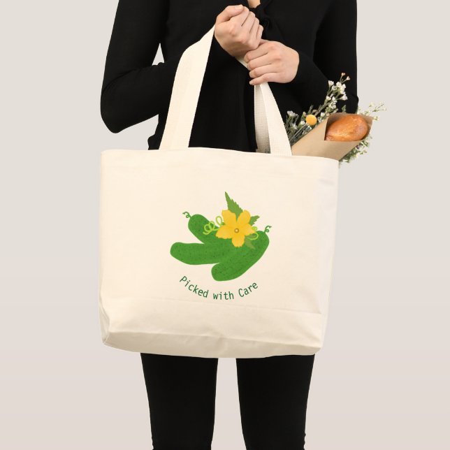 Bolsa Tote Grande Coleção Pickle & Fresh (Frente (produto))
