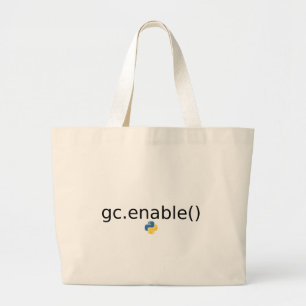 Bolsa Tote Grande coletor de lixo python