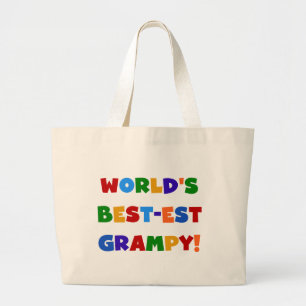 Bolsa Tote Grande Colores Brilhantes, melhores camisetas e presentes