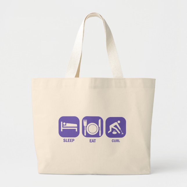 Bolsa Tote Grande Coma a onda do sono (Frente)
