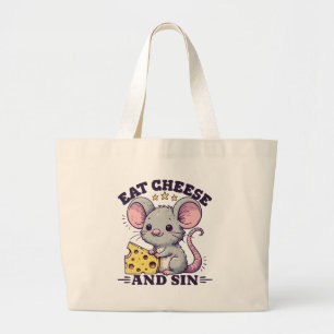 Bolsa Tote Grande Coma Queijo E Peque