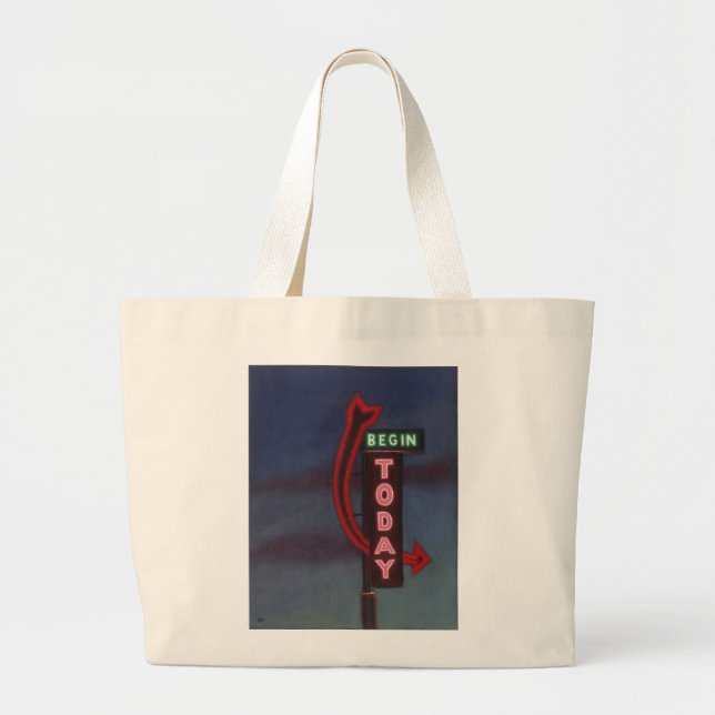 Bolsa Tote Grande Comece hoje 2009 (Frente)