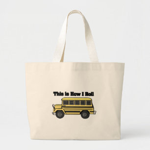 Bolsa Tote Grande Como Rolo (Ônibus Escolar)