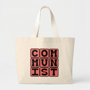 Bolsa Tote Grande Comunista, praticantes do comunismo