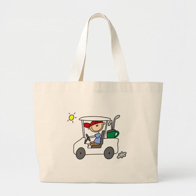Bolsa Tote Grande Conduzindo o saco do carro de golfe (Frente)