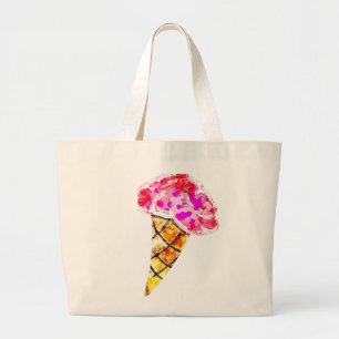 Bolsa Tote Grande Cone sorvete