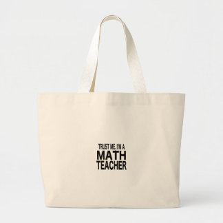 Bolsa Tote Grande Confie-me, mim são um professor de matemática