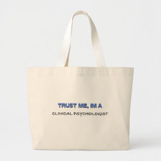 Bolsa Tote Grande Confie que eu mim é um psicólogo clínico