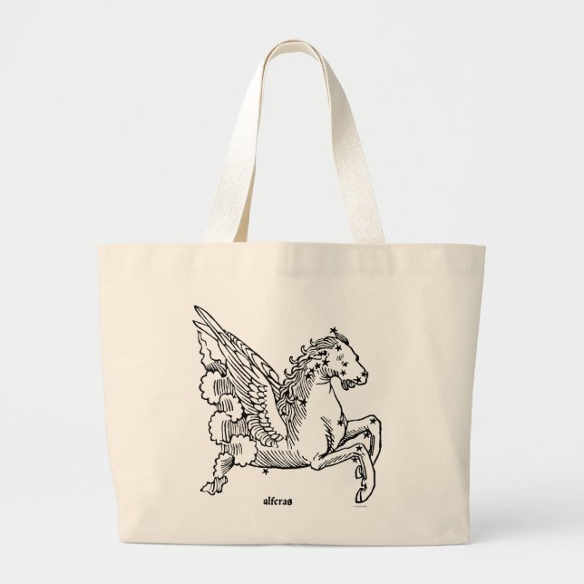 Bolsa Tote Grande Constelação: Pegasus (Frente)
