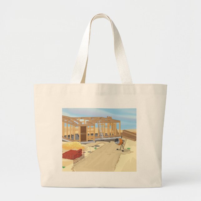 Bolsa Tote Grande Construção (Frente)