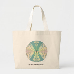 Bolsa Tote Grande Conto de Fadas Azul