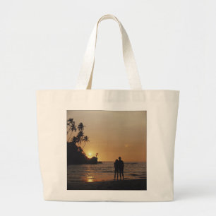 Bolsa Tote Grande Convite para Casamento de Praia