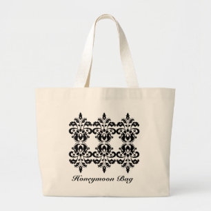 Bolsa Tote Grande Cor damasco antiga do lolita do victorian