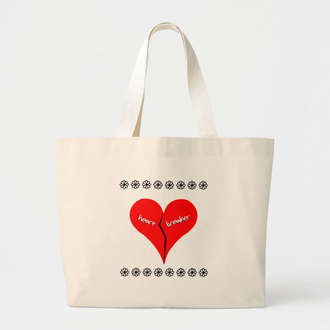 Bolsa Tote Grande Coração (Frente)