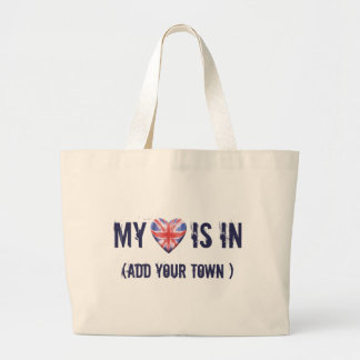 Bolsa Tote Grande Coração da cidade nataa