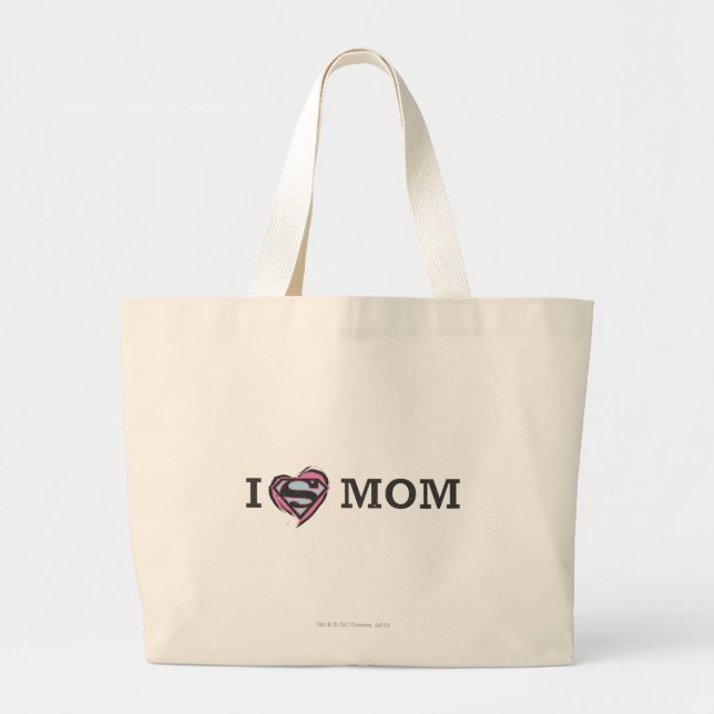 Bolsa Tote Grande Coração Mãe (Frente)