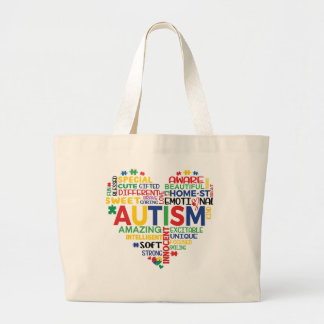 Bolsa Tote Grande corazon autismo