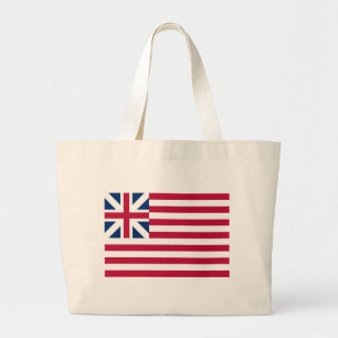 Bolsa Tote Grande Cores continentais grandes da bandeira de união