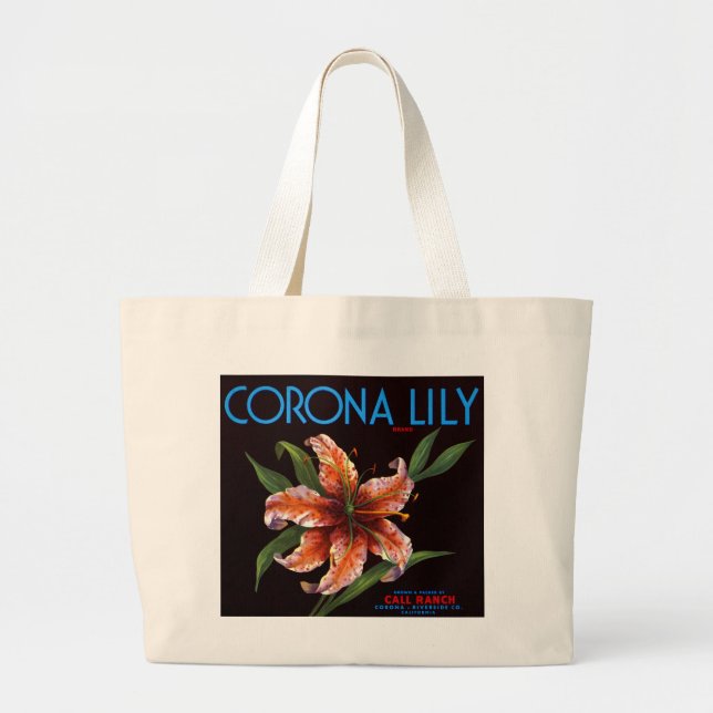 Bolsa Tote Grande Corona Lily (Frente)