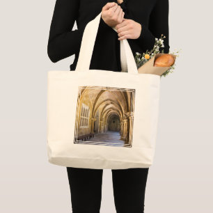 Bolsa Tote Grande Corredor da Claustro da Catedral Em Arco
