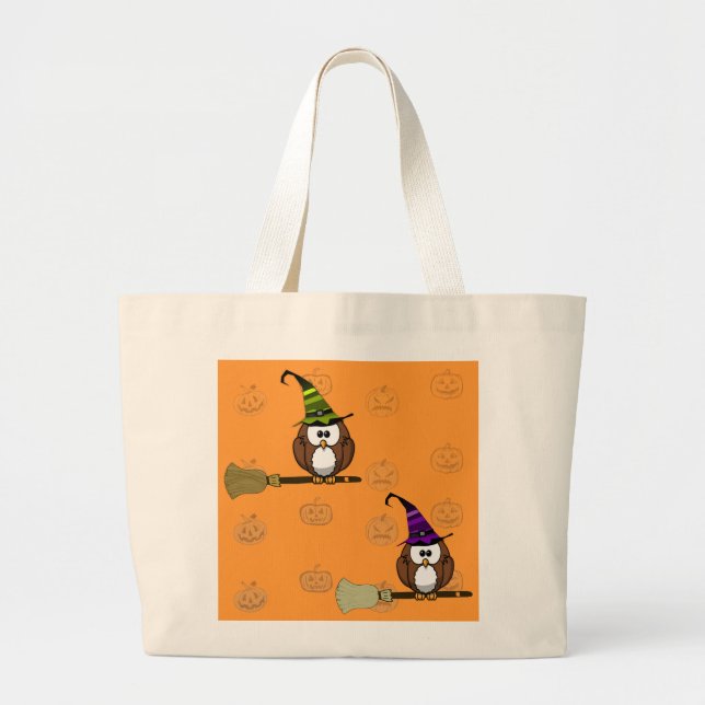 Bolsa Tote Grande coruja (Frente)