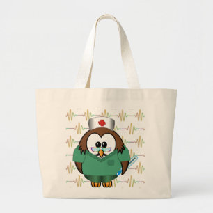 Bolsa Tote Grande coruja