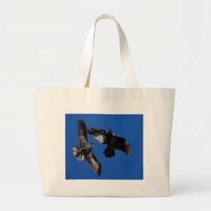Bolsa Tote Grande Corvos
