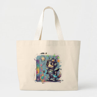 Bolsa Tote Grande Cosmic Pup Ranger - Tote