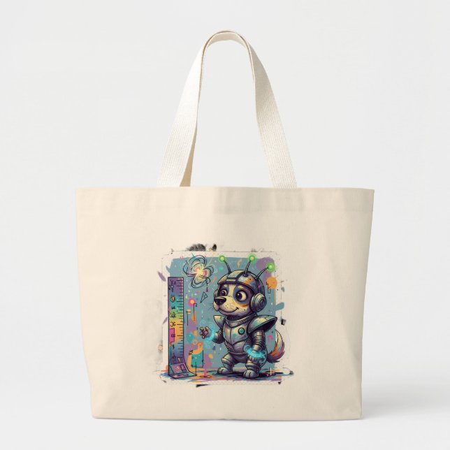 Bolsa Tote Grande Cosmic Pup Ranger - Tote (Frente)