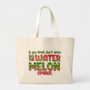 Bolsa Tote Grande Cota Engraçada De Melancia De Verão