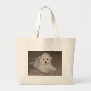 Bolsa Tote Grande Coton_de_Tulear_puppy.png