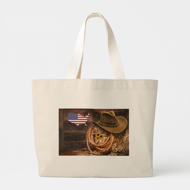 Bolsa Tote Grande Cowboy (Verso)