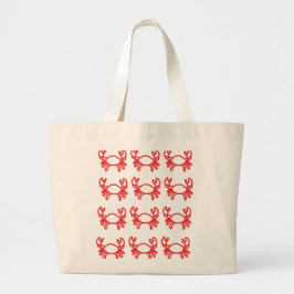 Bolsa Tote Grande Crab Zodiac Tote Bag – Deep Cancer Sign Energy