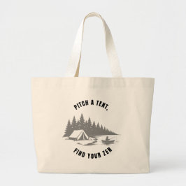 Bolsa Tote Grande Crachá Zen Camper