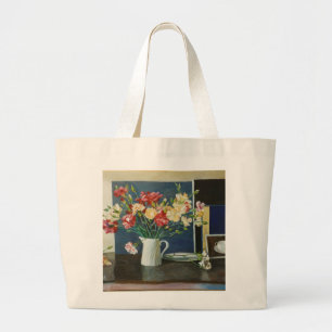 Bolsa Tote Grande Cravos em um jarro espiral 2000