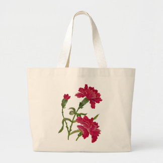 Bolsa Tote Grande Cravos Vermelhos Incorporados