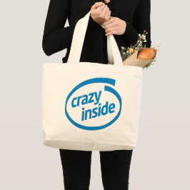 Bolsa Tote Grande Crazy inside