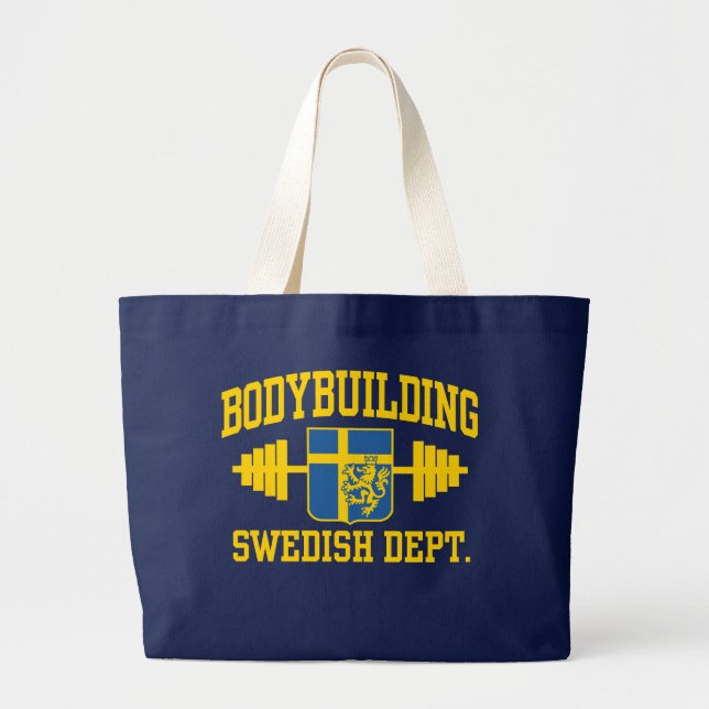 Bolsa Tote Grande Criador de Pormenores Sueco (Frente)